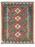 Maimana Afghanistan Kilim Rug - 115 x 91 cm - Handmade