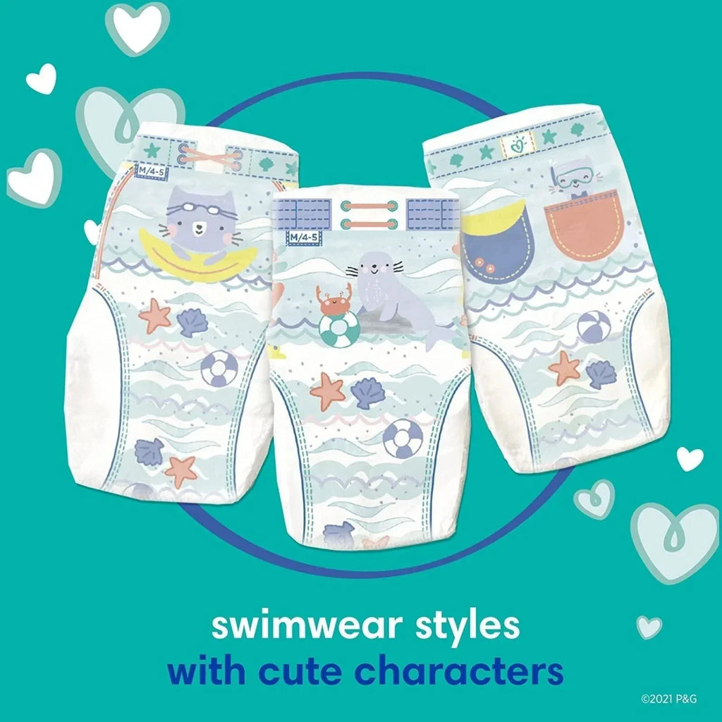 Pampers Splashers Size 5-6 - 10 nappies - Bobobiy