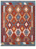 Maimana Afghanistan Kilim Rug - 195 x152 cm - Handmade