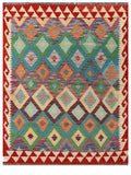 Maimana Afghanistan Kilim Rug - 201 x155 cm - Handmade