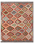 Maimana Afghanistan Kilim Rug - 190 x154 cm - Handmade