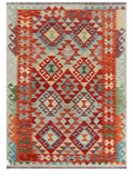 Maimana Afghanistan Kilim Rug - 207 x153 cm - Handmade