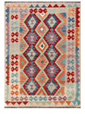 Maimana Afghanistan Kilim Rug - 204 x147 cm - Handmade