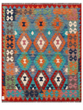 Maimana Afghanistan Kilim Rug - 188 x149 cm - Handmade