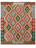 Maimana Afghanistan Kilim Rug - 193 x155 cm - Handmade