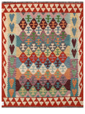 Maimana Afghanistan Kilim Rug - 198 x155 cm - Handmade