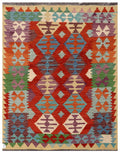 Maimana Afghanistan Kilim Rug - 193 x147 cm - Handmade