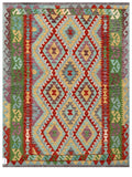 Maimana Afghanistan Kilim Rug - 194 x152 cm - Handmade