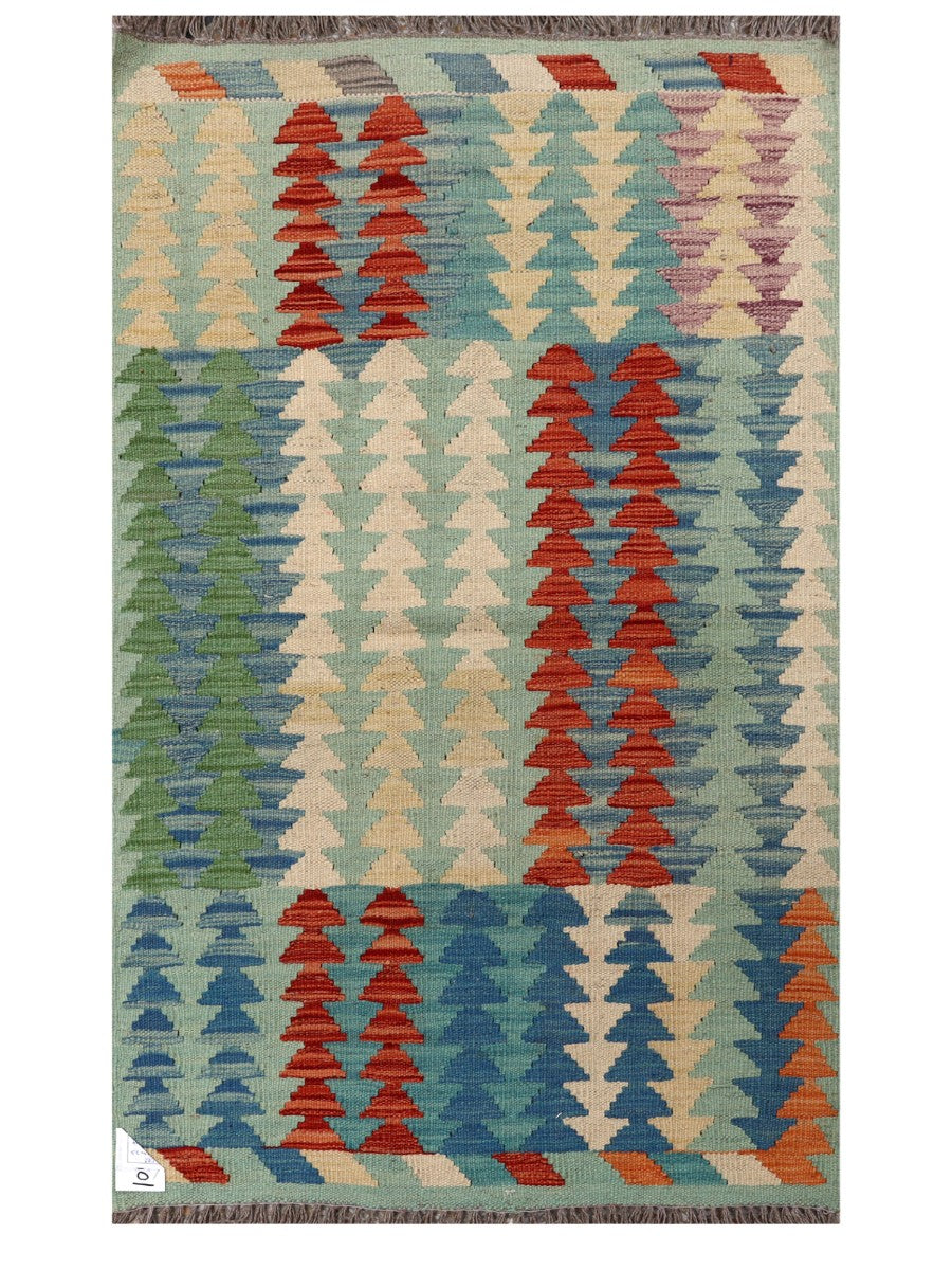 Maimana Afghanistan Kilim Rug - 131 x 79 cm - Handmade