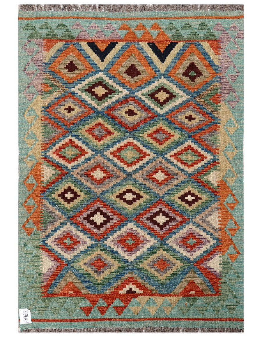 Maimana Afghanistan Kilim Rug - 151 x104 cm - Handmade