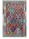 Maimana Afghanistan Kilim Rug - 298 x197 cm - Handmade