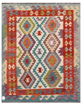 Maimana Afghanistan Kilim Rug - 195 x155 cm - Handmade