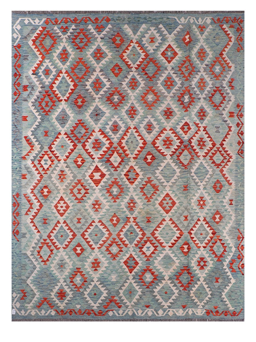 Maimana Afghanistan Kilim Rug - 341 x256 cm - Handmade