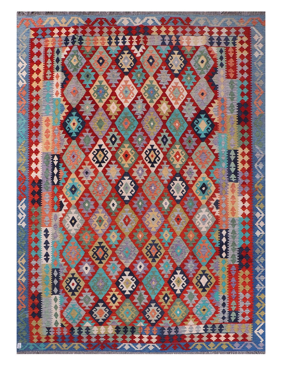 Maimana Afghanistan Kilim Rug - 351 x255 cm - Handmade
