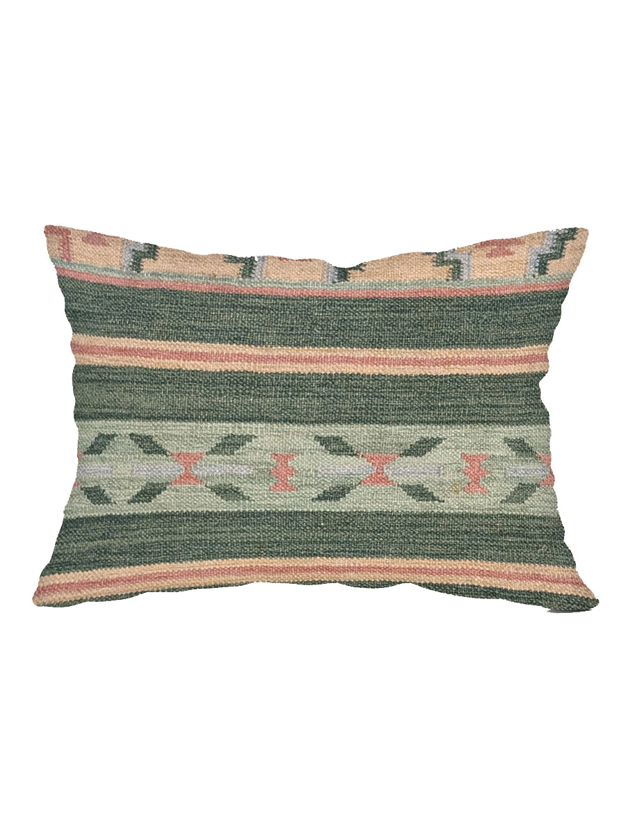 Turkish Kilim Vintage Cushion Cover - 59 x 40 cm - Handmade