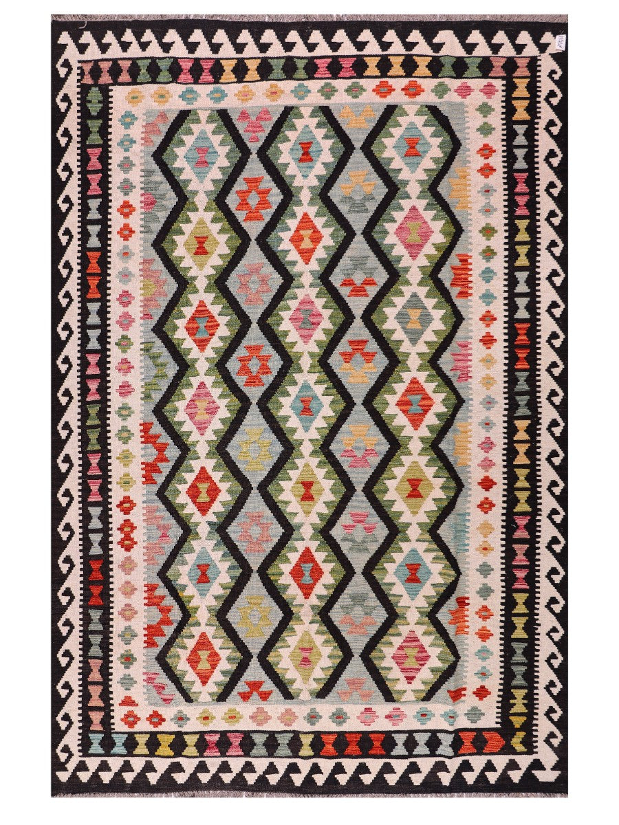 Maimana Afghanistan Kilim Rug - 293 x200 cm - Handmade