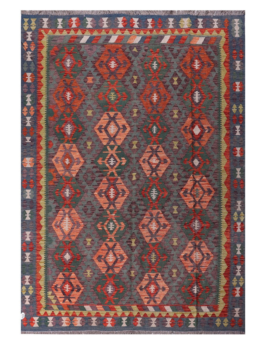 Maimana Afghanistan Kilim Rug - 291 x201 cm - Handmade