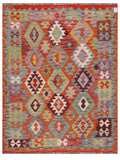 Maimana Afghanistan Kilim Rug - 190 x153 cm - Handmade