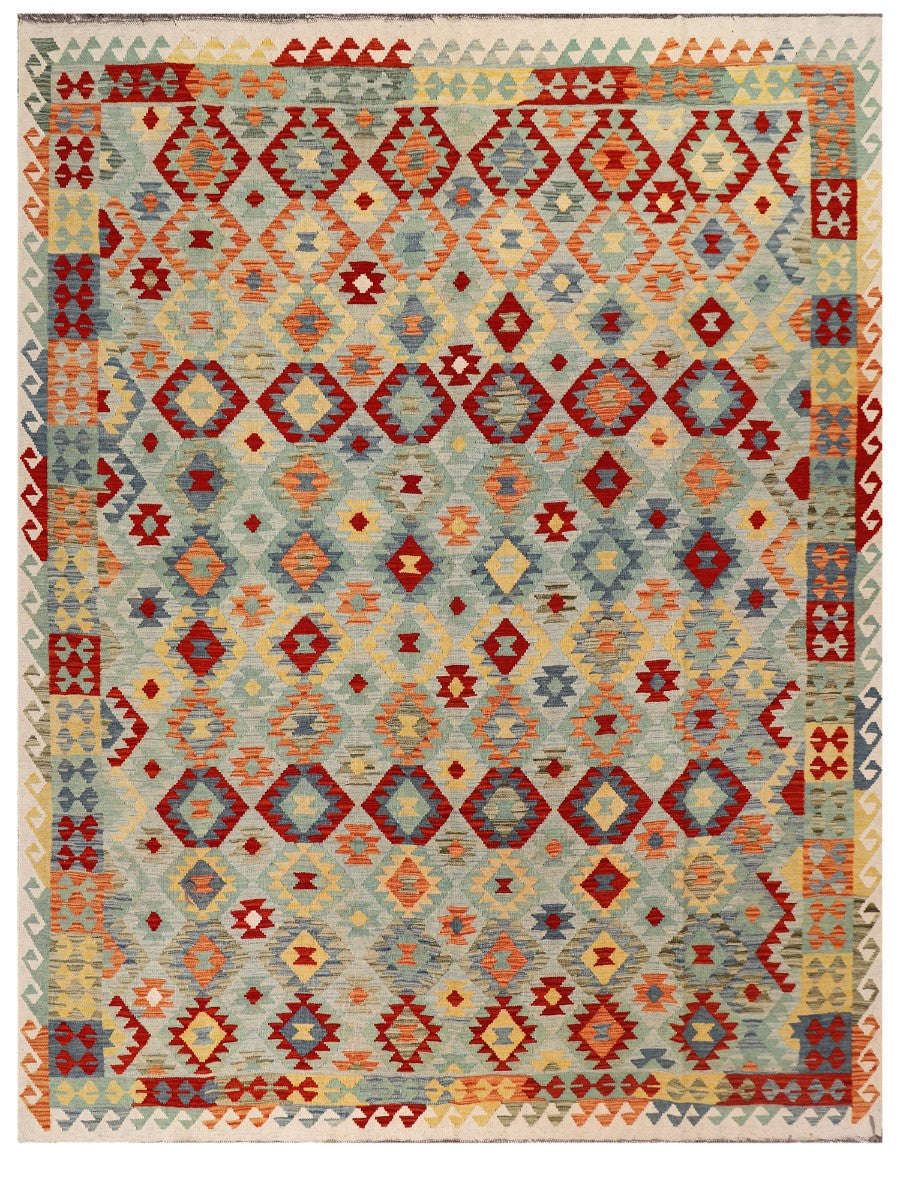 Maimana Afghanistan Kilim Rug - 341 x261 cm - Handmade