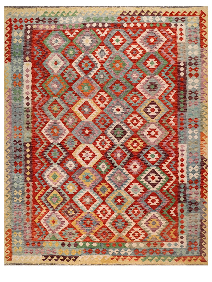 Maimana Afghanistan Kilim Rug - 343 x269 cm - Handmade