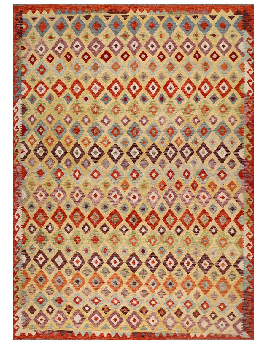 Maimana Afghanistan Kilim Rug - 349 x250 cm - Handmade