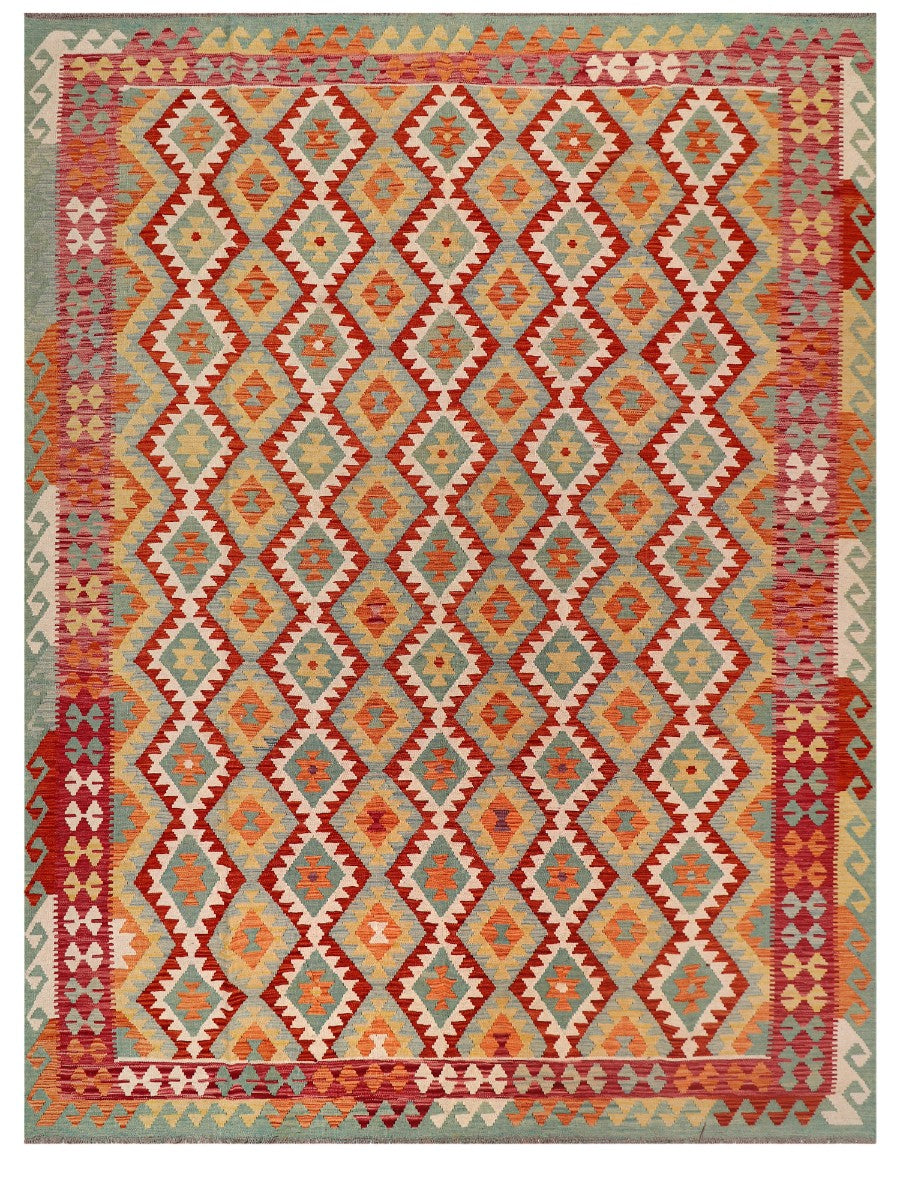 Maimana Afghanistan Kilim Rug - 345 x260 cm - Handmade