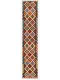 Maimana Afghanistan Kilim Runner - 385 x 81 cm - Handmade