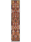 Maimana Afghanistan Kilim Runner - 387 x 83 cm - Handmade