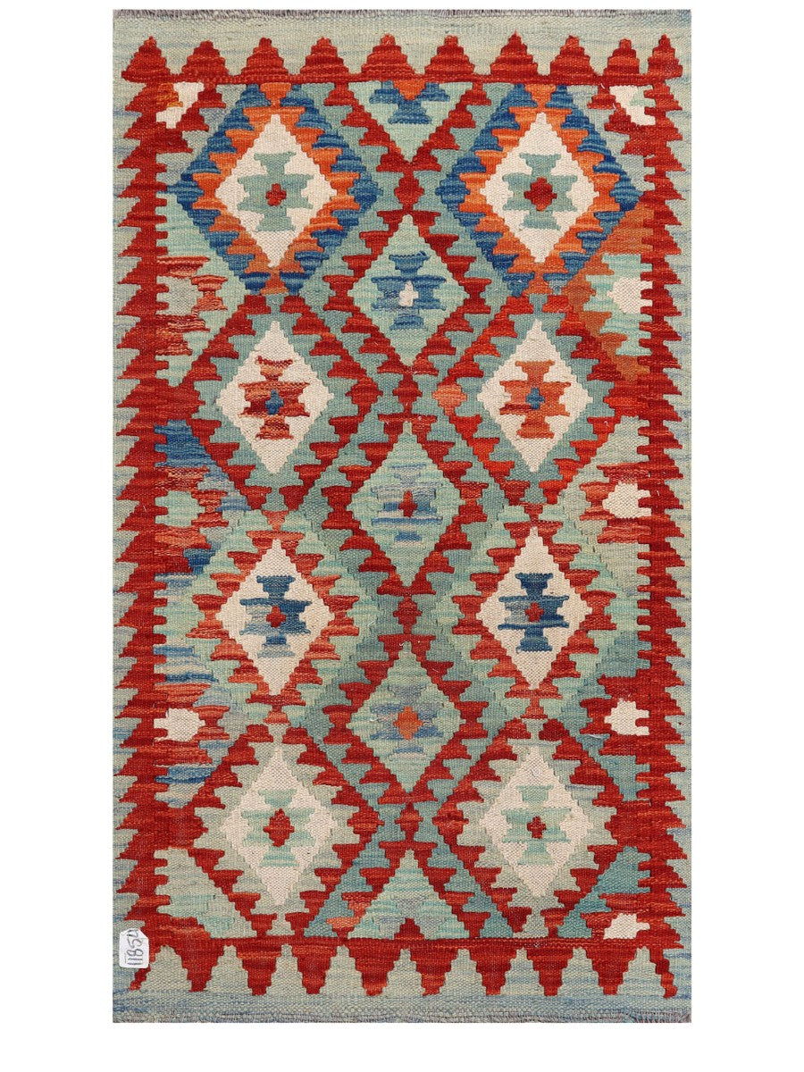 Maimana Afghanistan Kilim Rug - 122 x 72 cm - Handmade
