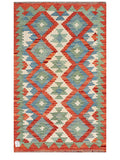 Maimana Afghanistan Kilim Rug - 122 x 78 cm - Handmade