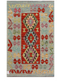 Maimana Afghanistan Kilim Rug - 124 x 80 cm - Handmade
