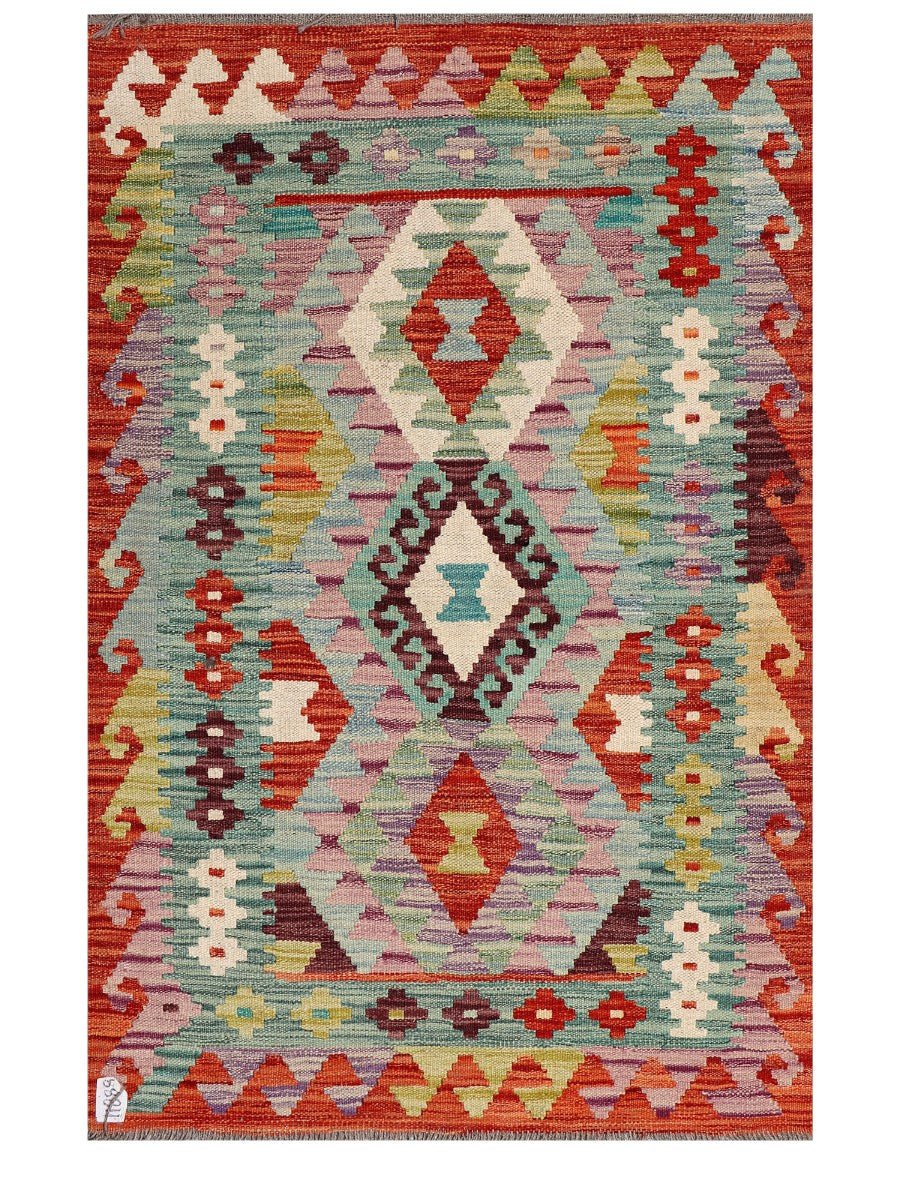 Maimana Afghanistan Kilim Rug - 125 x 83 cm - Handmade