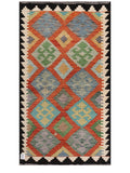 Maimana Afghanistan Kilim Rug - 132 x 77 cm - Handmade
