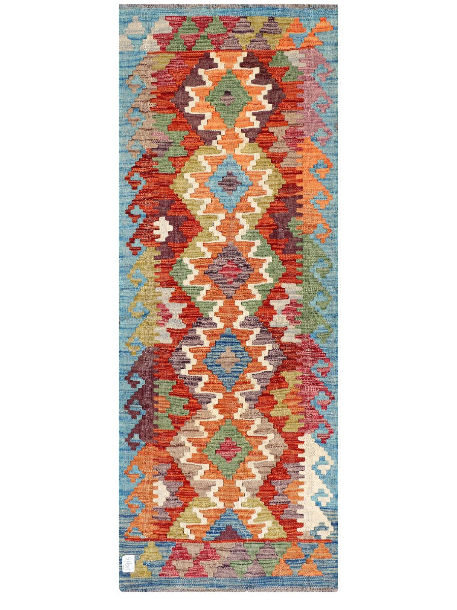 Maimana Afghanistan Kilim Rug - 169 x65 cm - Handmade