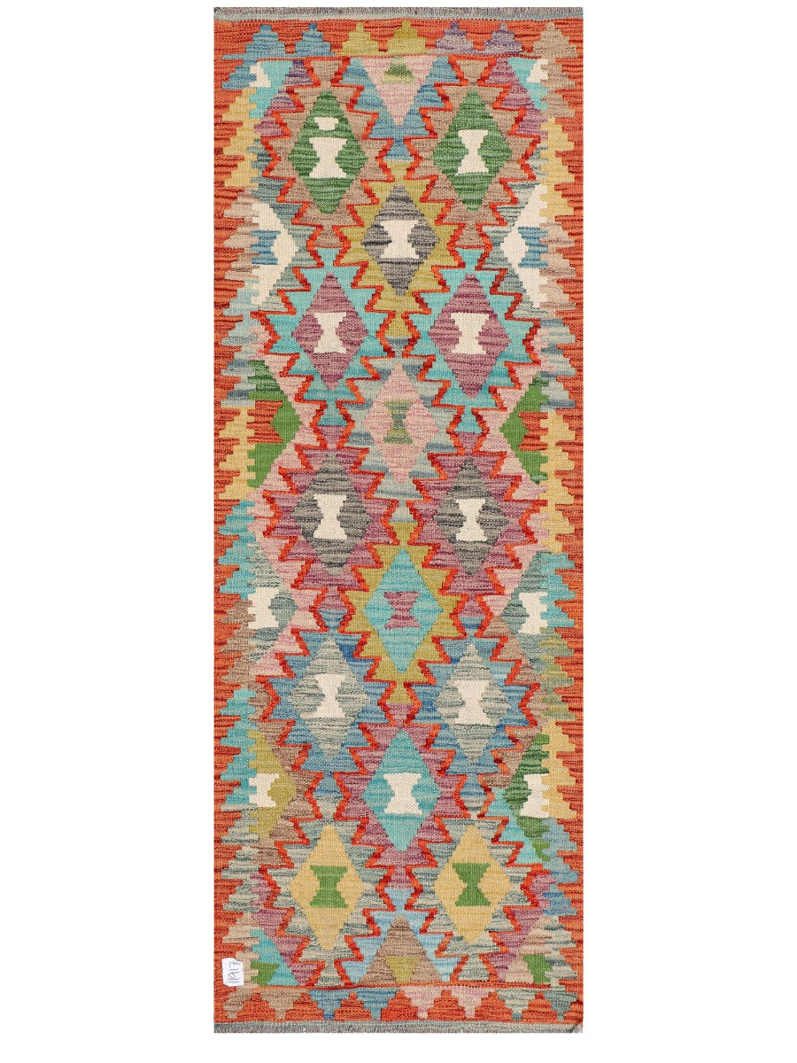 Maimana Afghanistan Kilim Rug - 167 x62 cm - Handmade