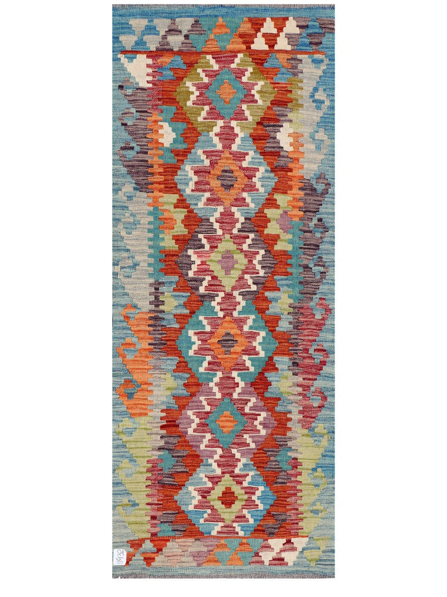 Maimana Afghanistan Kilim Rug - 170 x68 cm - Handmade