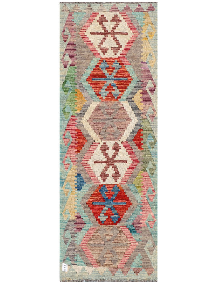 Maimana Afghanistan Kilim Rug - 172 x62 cm - Handmade