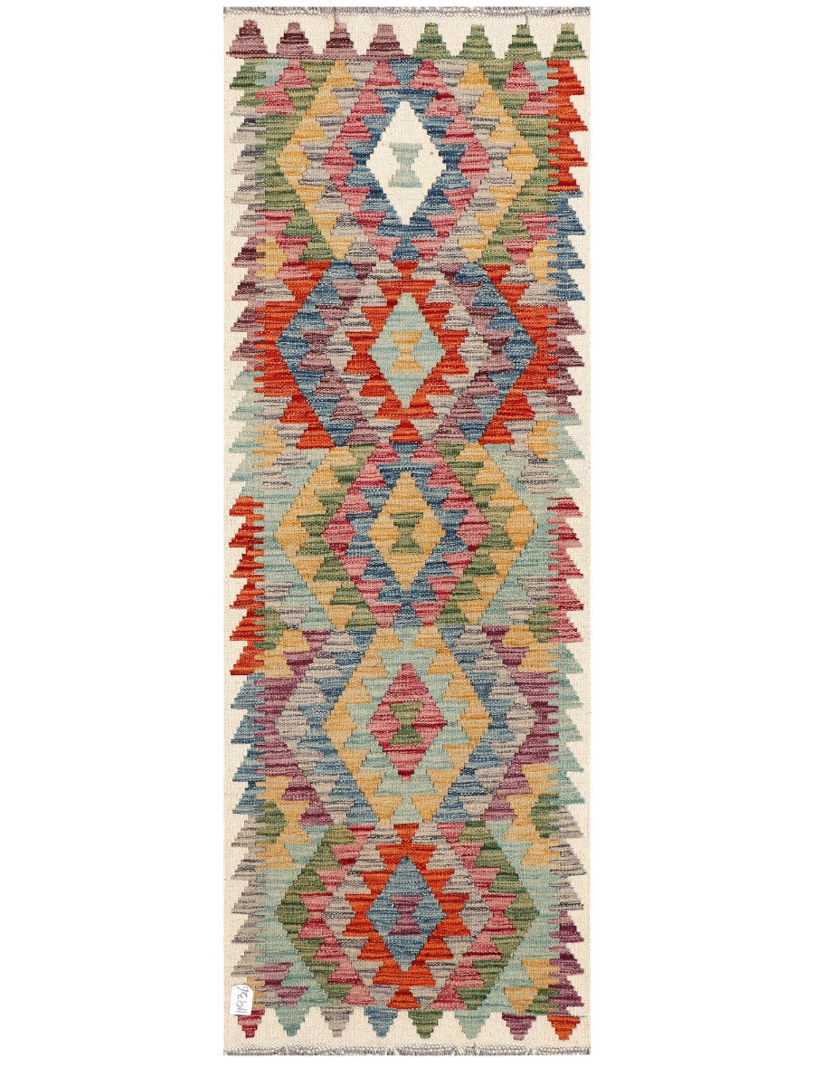 Maimana Afghanistan Kilim Rug - 169 x61 cm - Handmade