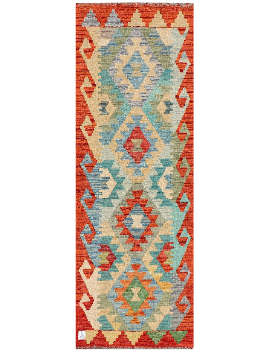 Maimana Afghanistan Kilim Rug - 177 x62 cm - Handmade