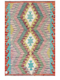 Maimana Afghanistan Kilim Rug - 147 x102 cm - Handmade
