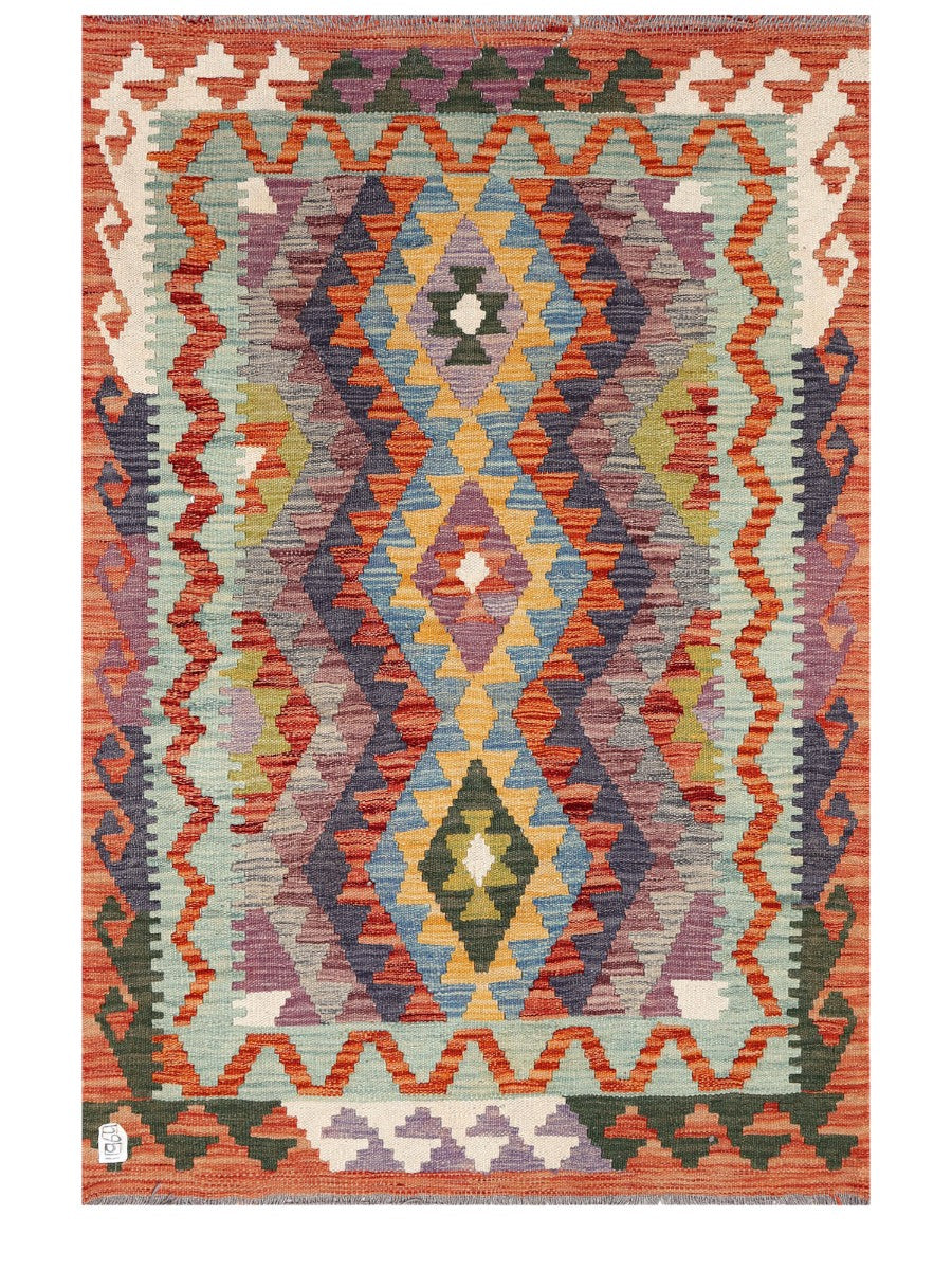 Maimana Afghanistan Kilim Rug - 152 x104 cm - Handmade