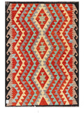 Maimana Afghanistan Kilim Rug - 141 x103 cm - Handmade