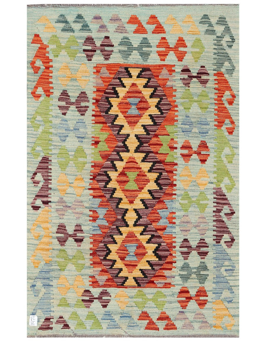 Maimana Afghanistan Kilim Rug - 152 x100 cm - Handmade