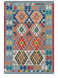 Maimana Afghanistan Kilim Rug - 149 x103 cm - Handmade