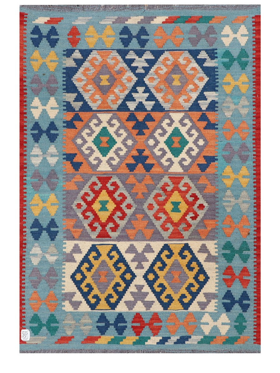 Maimana Afghanistan Kilim Rug - 149 x103 cm - Handmade