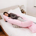 12-ft-maternity-pillow-and-case-light-pink-782375 - Bobobiy