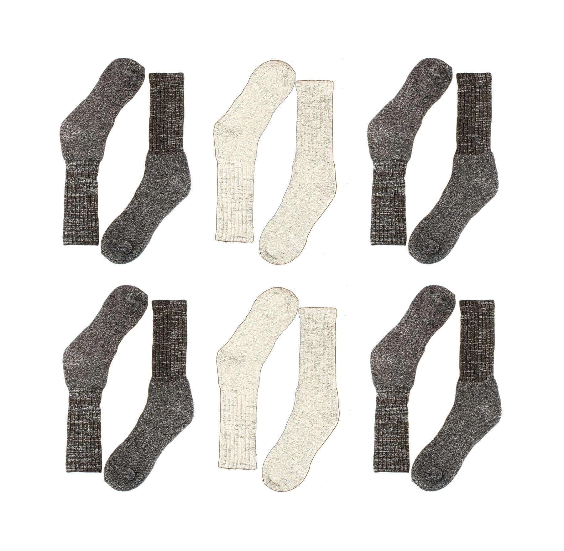 12-pack-men-s-thermal-merino-wool-work-boot-socks-reinforced-heel-and-toe-warm-breathable-for-hiking-winter-wear-moisture-wicking-odor-resistant-by-sock-stack-style-1-6-11-socks-11765 - Bobobiy