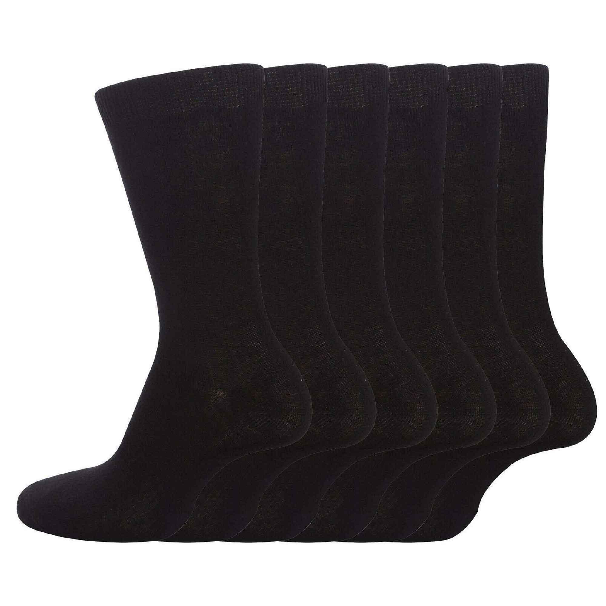 12-pairs-kids-cotton-school-socks-breathable-durable-ankle-socks-boys-girls-uniform-navy-grey-black-white-sizes-2-to-12-by-sock-stack-black-6-8-socks-1184733871 - Bobobiy