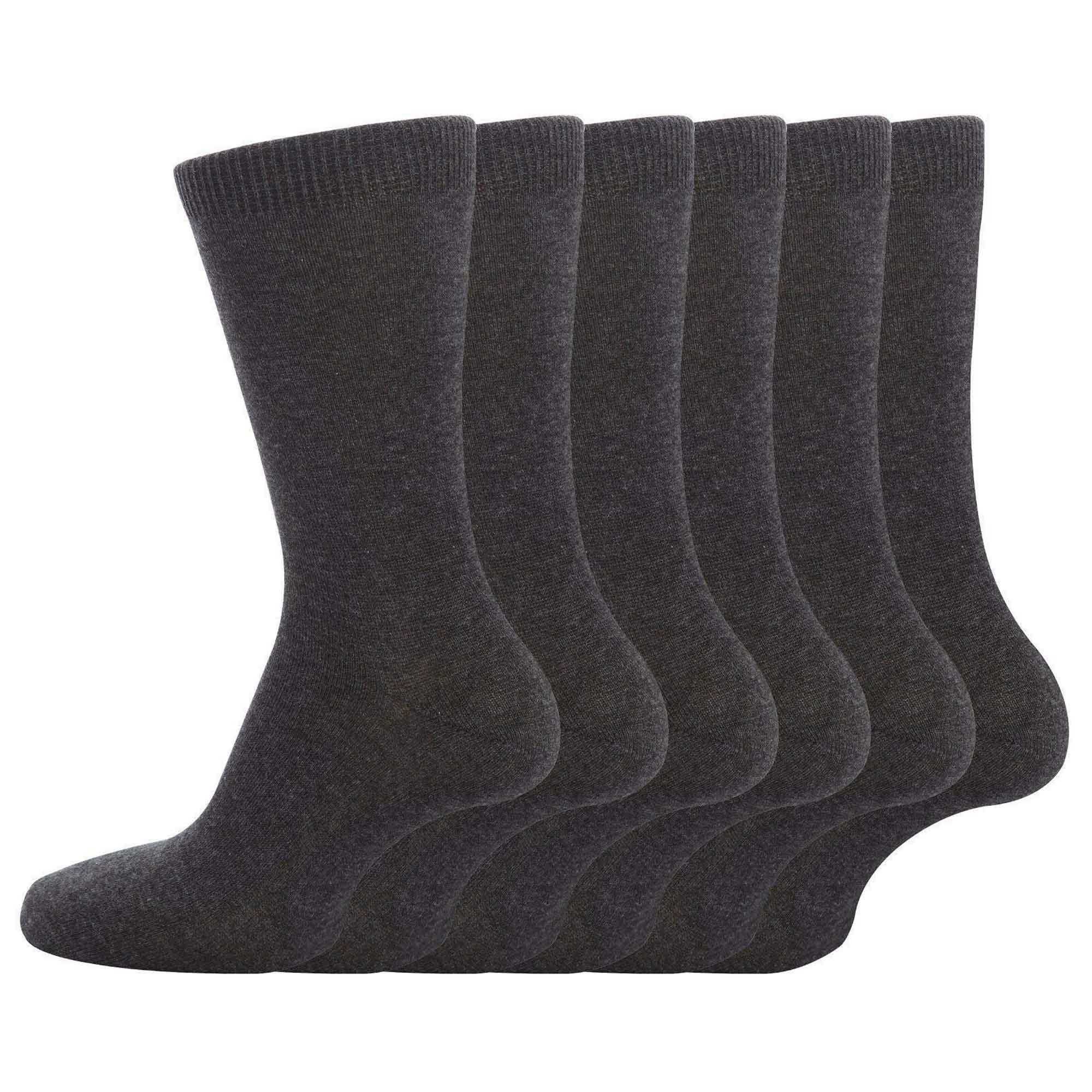 12-pairs-kids-cotton-school-socks-breathable-durable-ankle-socks-boys-girls-uniform-navy-grey-black-white-sizes-2-to-12-by-sock-stack-grey-6-8-socks-1184733872 - Bobobiy