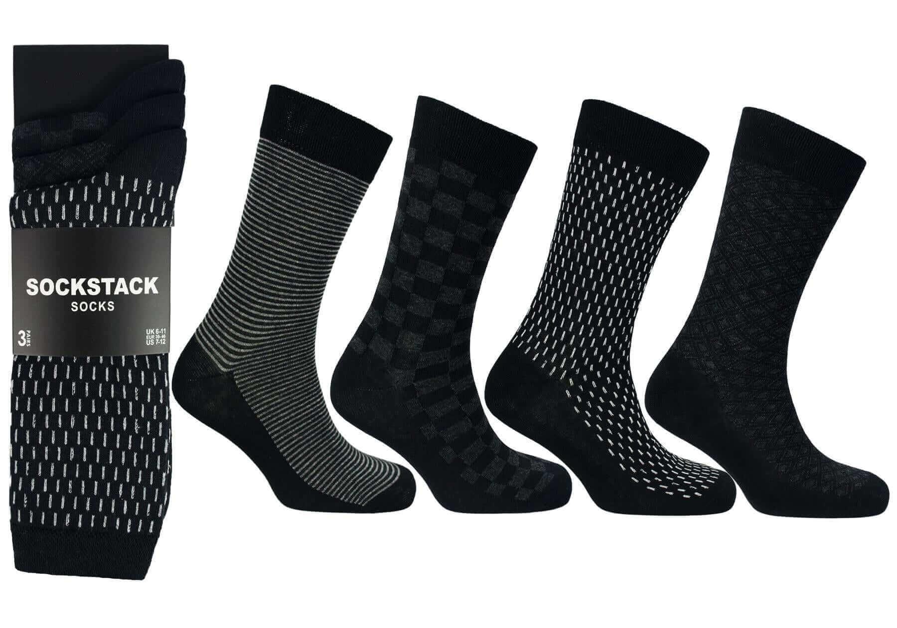 12-pairs-men-s-colourful-heel-toe-black-argyle-diamond-socks-comfort-fit-cotton-rich-durable-work-sock-ultra-smooth-flat-toe-seam-comfortable-school-business-wear-uk-6-11-by-sock-stac_f195e22c-21cb-488c-99af-e7fccdbc675e - Bobobiy